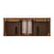 James Martin Vanities 60'' Double Vanity, Mid-Century Walnut w/ 3 CM Carrara White Marble Top 424-V60D-WLT-3CAR - alternate 3